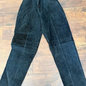 Suede pants- 100% leather. VINTAGE